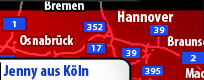 zwischen Osnabrück und Hannover findet geiler Autobahnsex statt